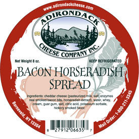 Adirondack Bacon Horseradish Spread 4 or 8 Pack