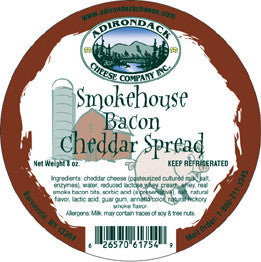 Adirondack Smokehouse Bacon Spread 4 or 8 Pack