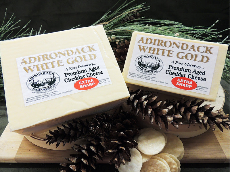 Our Premium Adirondack “White Gold” Cheddar