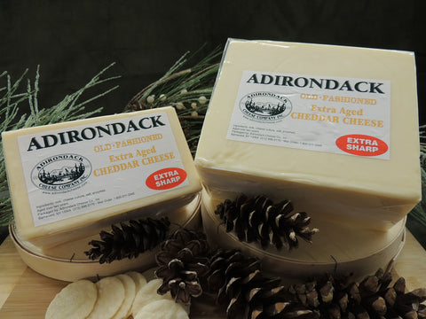 Extra Aged Old Fashioned White Cheddar in 2½ pound or 5 pound Blocks