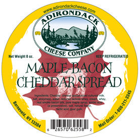 Adirondack Maple Bacon Cheddar Spread 4 or 8 Pack