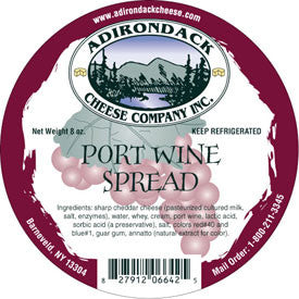 Adirondack Port Wine Spread 4 or 8 Pack