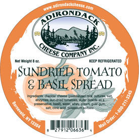 Adirondack Sundried Tomato & Basil Spread 4 or 8 Pack